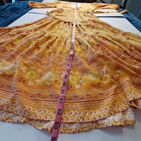 Petal And Pup Tiered Cottagecore Midi Dress Women's Sz Med - Picture 10 of 11